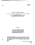 Cover page: SIMULATION OF GEOTHERMAL SUBSIDENCE