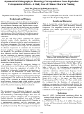 Cover page: Asymmetrical Orthography to Phonology Correspondences Cause Equivalent Correspondence Effects - A Study Case of Chinese Character Naming