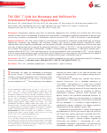 Cover page: Th2 CD4+ T Cells Are Necessary and Sufficient for Schistosoma‐Pulmonary Hypertension