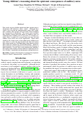 Cover page: Young children's reasoning about the epistemic consequences of auditory noise