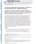 Cover page: Outcomes of Haploidentical Transplantation in Patients with Relapsed Multiple Myeloma: An EBMT/CIBMTR Report