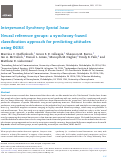 Cover page: Neural reference groups: a synchrony-based classification approach for predicting attitudes using fNIRS