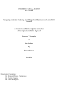 Cover page of Navigating Academia: Exploring Social Support and Experiences of Latina Ph.D. Students