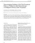 Cover page: Neuroimaging Findings of the Post-Treatment Effects of Radiation and Chemotherapy of Malignant Primary Glial Neoplasms