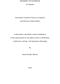 Cover page: The Impact of Aerobic Fitness on Cognition and Molecular Intermediates