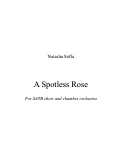 Cover page: A Spotless Rose