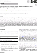 Cover page: Stressor interaction networks suggest antibiotic resistance co-opted from stress responses to temperature