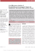 Cover page: Cost-Effectiveness Analysis of Encephaloduroarteriosynangiosis Surgery for Symptomatic Intracranial Atherosclerotic Disease