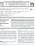 Cover page: Longitudinal stability of the folding pattern of the anterior cingulate cortex during development