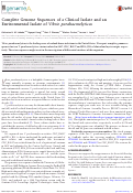 Cover page: Complete Genome Sequences of a Clinical Isolate and an Environmental Isolate of Vibrio parahaemolyticus