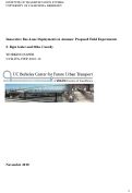 Cover page of Innovative Bus-Lane Deployments in Amman: Proposed Field Experiments