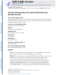 Cover page: Real-time neuroimaging and cognitive monitoring using wearable dry EEG