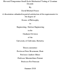 Cover page: Elevated Temperature Small Scale Mechanical Testing of Uranium Dioxide