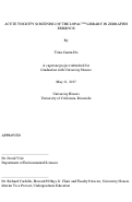 Cover page: Acute Toxicity Screening of the Lopac<sup>1280</sup> Library in Zebrafish Embryos 