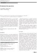 Cover page: Brainstem disconnection