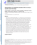 Cover page: Inhaled delivery of Δ9-tetrahydrocannabinol (THC) to rats by e-cigarette vapor technology