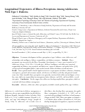 Cover page: Longitudinal Trajectories of Illness Perceptions Among Adolescents With Type 1 Diabetes