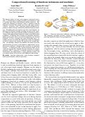 Cover page: Compositional learning of functions in humans and machines