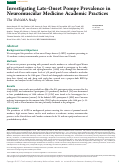 Cover page: Investigating Late-Onset Pompe Prevalence in Neuromuscular Medicine Academic Practices: The IPaNeMA Study.