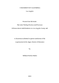 Cover page: Present from the Inside: The Letter Writing Practices and Processes Of Incarcerated Adult Students in a Los Angeles County Jail