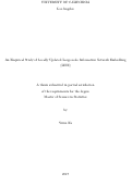 Cover page: An Empirical Study of Locally Updated Large-scale Information Network Embedding (LINE)