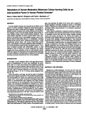 Cover page: STIMULATION OF HUMAN METASTATIC MELANOMA COLONY-FORMING CELLS BY AN ACID-SENSITIVE FACTOR IN HUMAN-PLATELET SONICATE