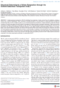 Cover page: Structural determinants of water permeation through the sodium-galactose transporter vSGLT.