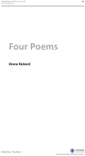 Cover page: Four Poems