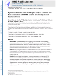 Cover page: Dynamics of diurnal cortisol and alpha-amylase secretion and their associations with PTSD onset in recent interpersonal trauma survivors