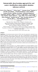 Cover page: Interpretable deep learning approach for oral cancer classification using guided attention inference network