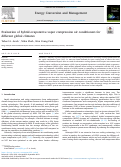 Cover page: Evaluation of hybrid evaporative-vapor compression air conditioners for different global climates