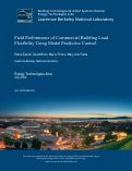 Cover page: Field Performance of Commercial Building Load Flexibility Using Model Predictive Control