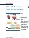 Cover page: Matrix Signaling Subsequent to a&nbsp;Myocardial Infarction: A Proteomic Profile of Tissue Factor Microparticles.