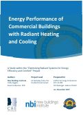 Cover page: Energy Performance of Commercial Buildings with Radiant Heating and Cooling