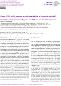 Cover page: Does δ18O of O2 record meridional shifts in tropical rainfall?