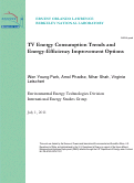 Cover page: TV Energy Consumption Trends and Energy-Efficiency Improvement Options