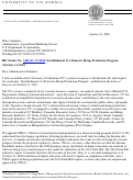 Cover page of UC Comments on Establishment of a Domestic Hemp Production Program (Docket No. AMS-SC-19-0042, October 31, 2019)