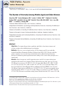 Cover page: The Burden of Nocturia Among Middle-Aged and Older Women