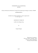 Cover page: Channel Estimation Methods by Using Prebeamforming Technique in Massive MIMO