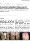 Cover page: Amicrobial pustulosis of the folds: long-term remission achieved with low dose dapsone and topical pimecrolimus