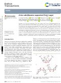 Cover page: A bis-calix[4]arene-supported [Cu II16 ] cage