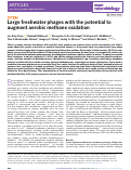 Cover page: Large freshwater phages with the potential to augment aerobic methane oxidation