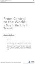 Cover page: From Central to the World: A Day in the Life in Transit