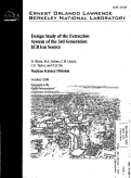 Cover page: Design Study of the Extraction System of the 3rd Generation ECR Ion Source