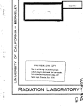 Cover page: Some Neutron-Deficient Strontium Isotopes