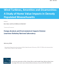 Cover page: Wind Turbines, Amenities and Disamenities: A Study of Home Value Impacts in Densely Populated Massachusetts: