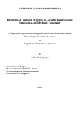 Cover page of Hierarchical Temporal Structure in Carnatic Improvisation: Interaction and Rhythmic Constraint