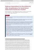 Cover page: Medicare Expenditures by Race/Ethnicity After Hospitalization for Heart Failure With&nbsp;Preserved Ejection Fraction