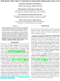 Cover page: Daylong data: Raw audio to transcript via automated &amp; manual open-science tools