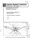 Cover page: The Advanced Light Source--Status Report